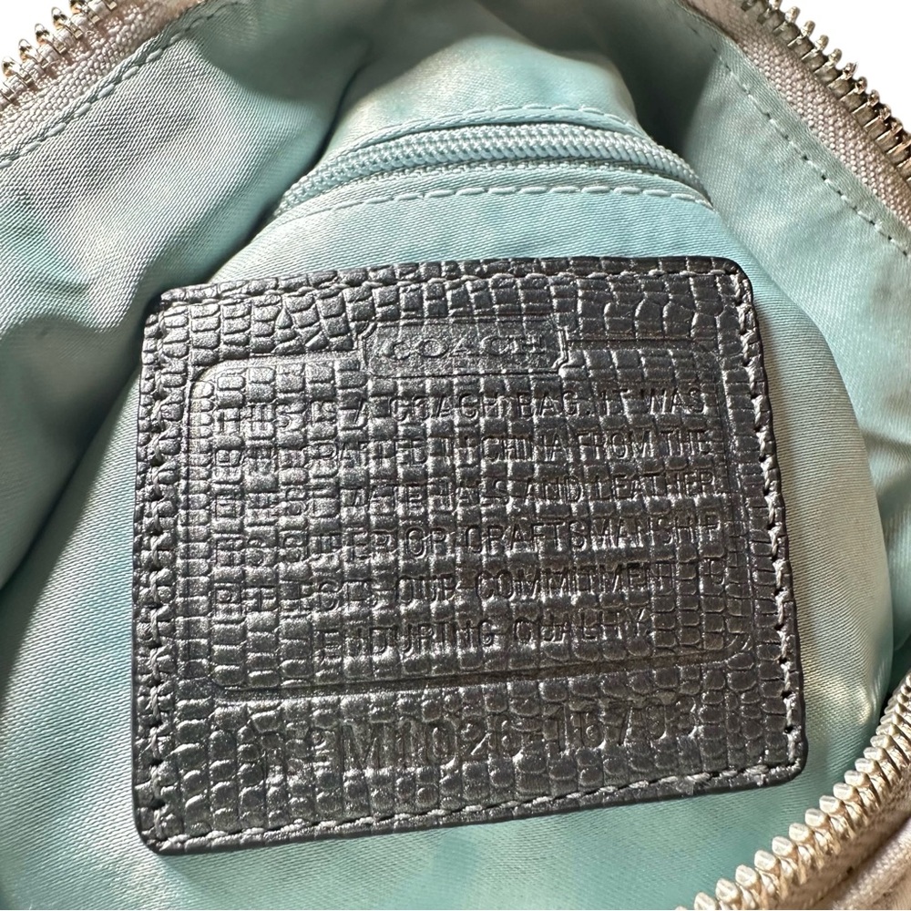 COACH Kristen Monogram Op Art Ombre Shoulder Bag Purse - Picture 10 of 12